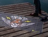 DEEMEED Serviettes a sechage rapide Thunder skull