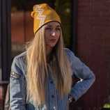 Winter set:cap S/M + Neck Tube dijon
