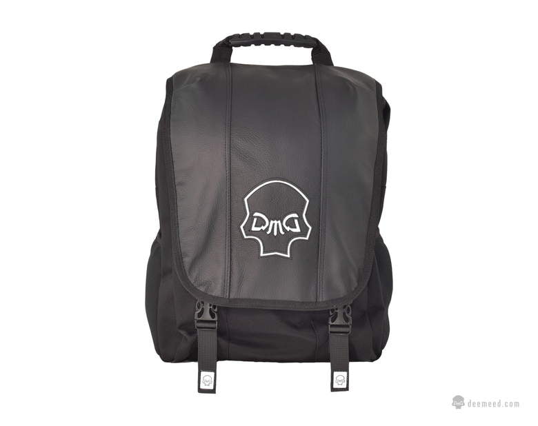 MotoNote Rucksack Schwarzes Leder