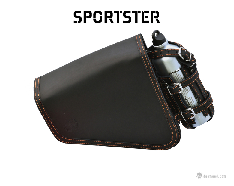 Outsider Sporty Vintage Schwarze / Orange Nähte