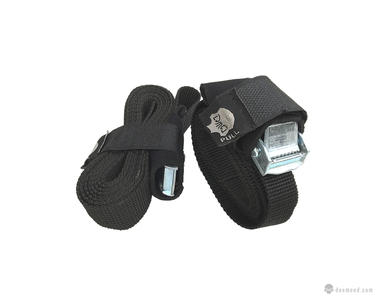 Set of 2 belts with ALU buckles (2m)