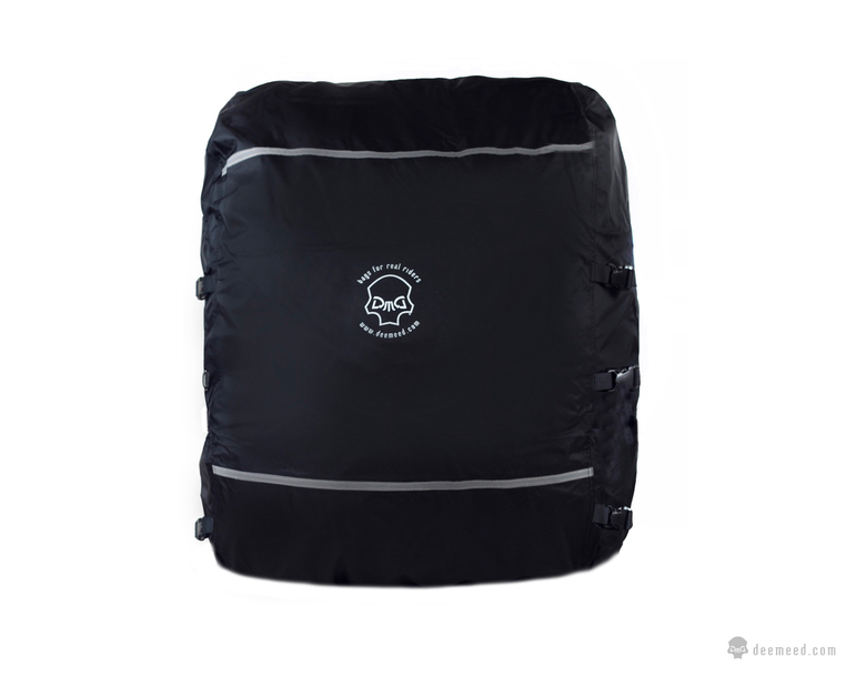 Schwarzes Regencover DOUBLE (EXP M + DIS L)