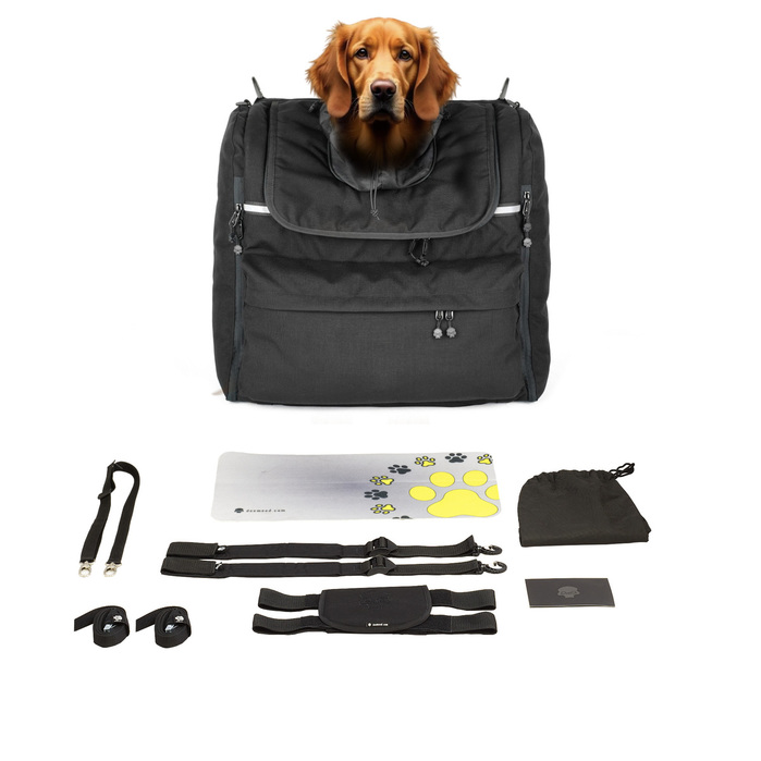 Motorcycle dog carrier LARGE (11-20 kg | 25-44 lb) CORDURA(R) Panoramic