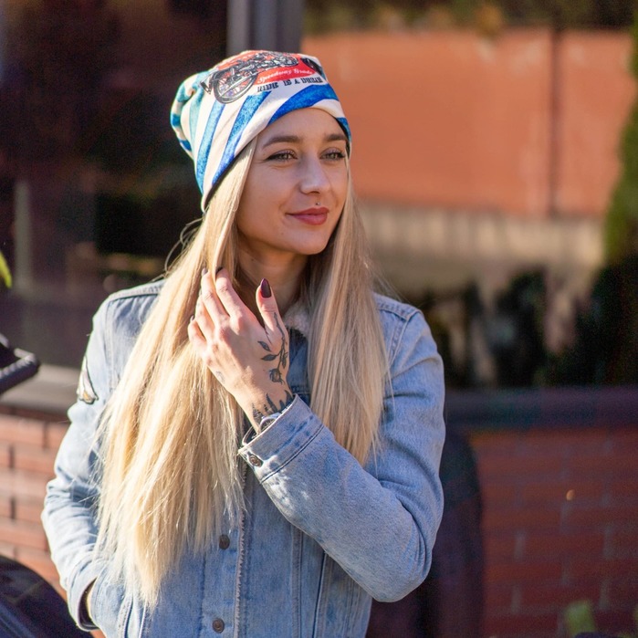 Winter set:cap L/XL + Neck Tube vintage