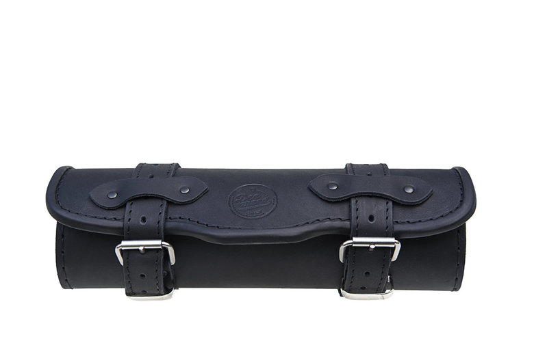 Roller Motorrad Werkzeugtasche Leder Schwarz (9L)