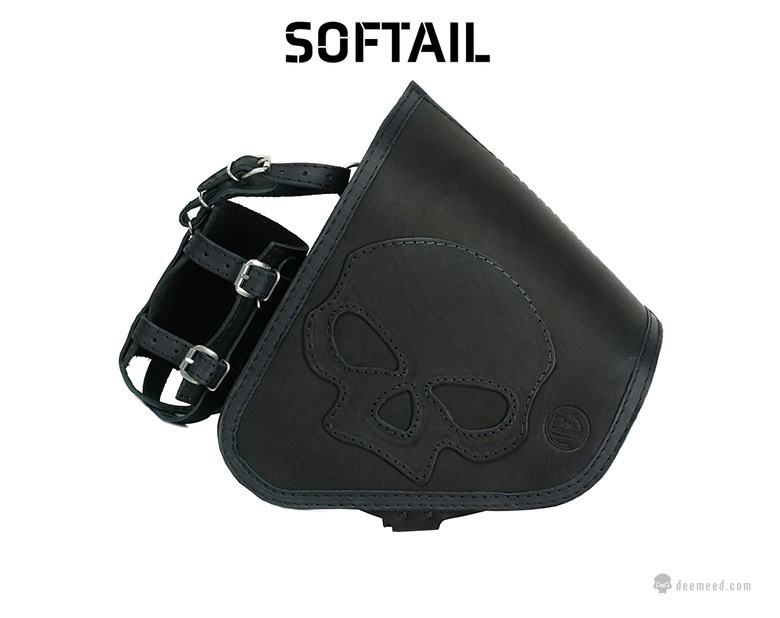 Outsider Softy Vintage Schwarze / Schwarze Nähte skull